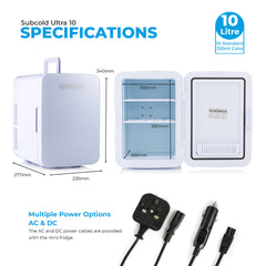 10L Mini Fridge - Subcold Ultra10
