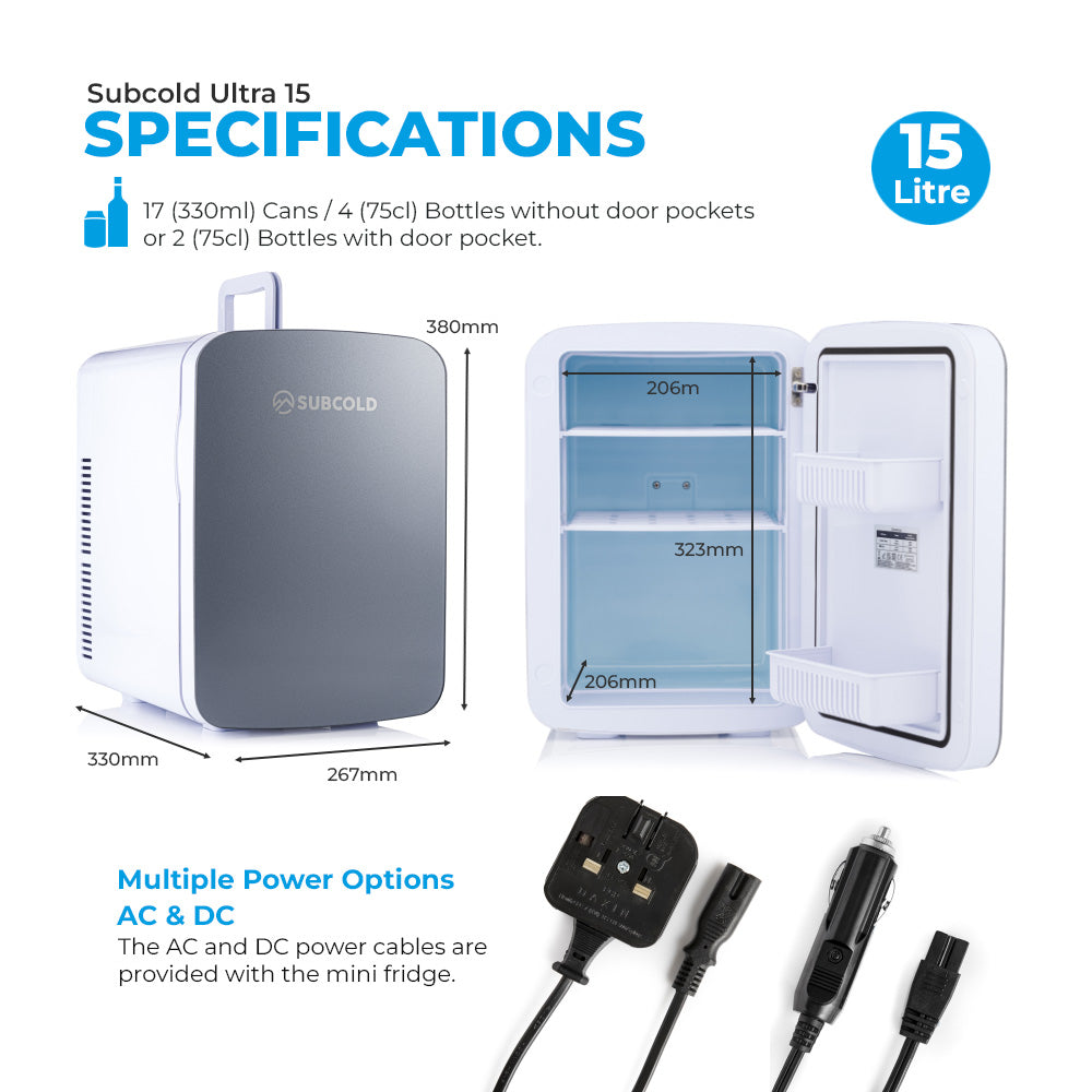 15L Mini Fridge - Subcold Ultra15