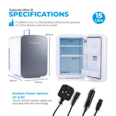 15L Mini Fridge - Subcold Ultra15