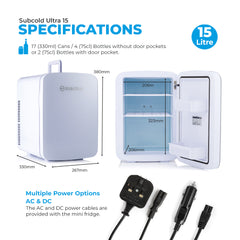 15L Mini Fridge - Subcold Ultra15