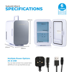 6L Mini Fridge - Subcold Ultra6