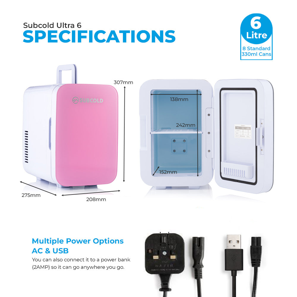 6L Mini Fridge - Subcold Ultra6
