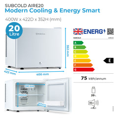 20L Fridge Subcold AIRE20 White