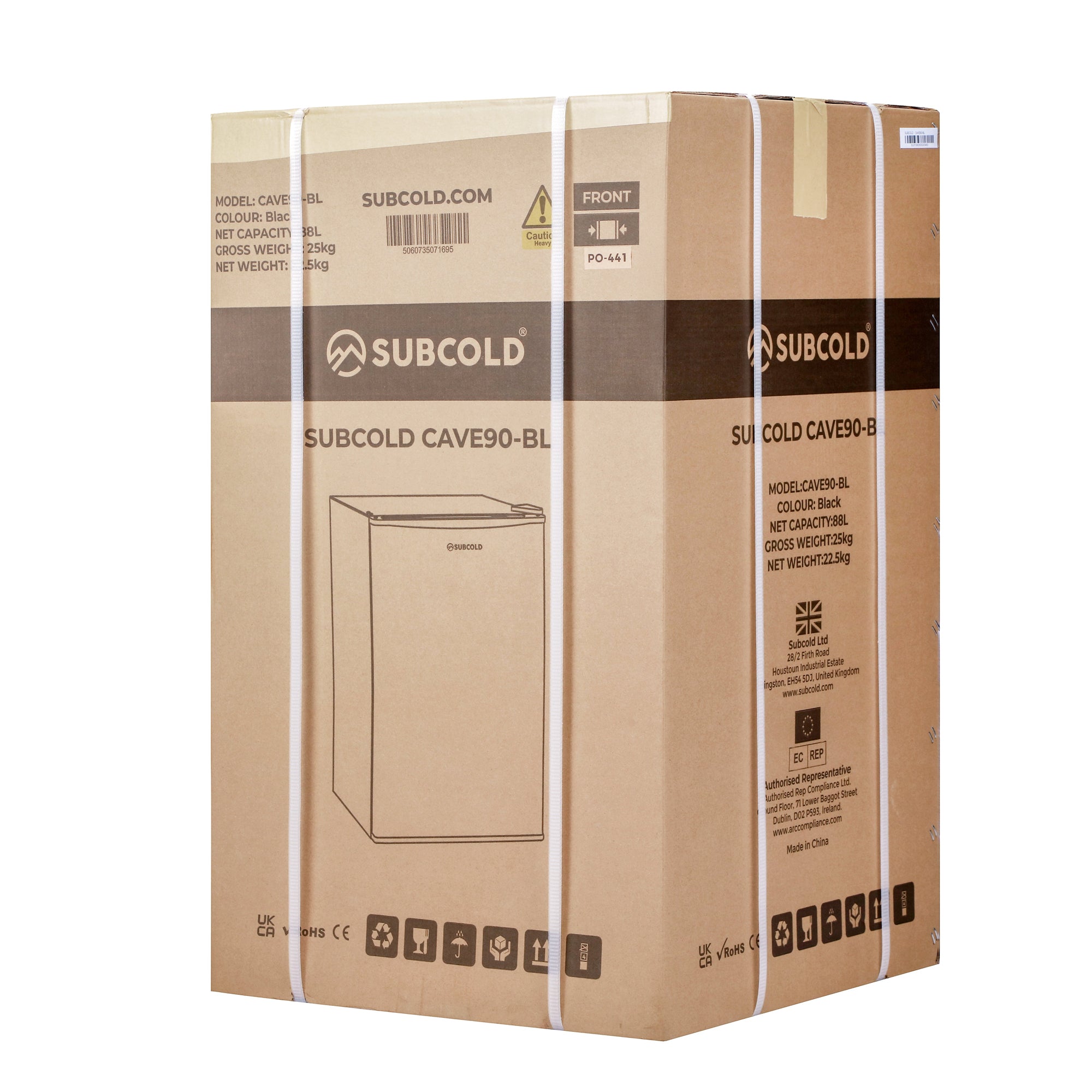 Subcold Cave90 Beer Fridge Black