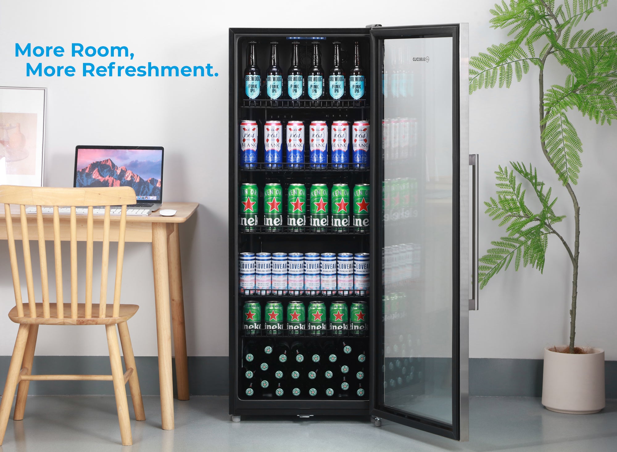 Subcold Maxi250 Beer Fridge Stainless Steel