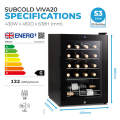 Subcold VIVA20 Wine Fridge
