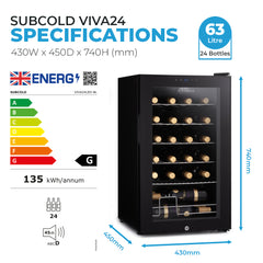 Subcold VIVA24 Wine Fridge