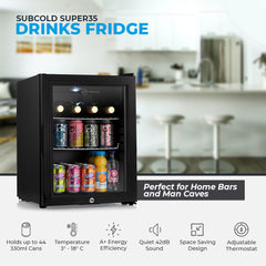 Subcold Super35 Beer Fridge Black