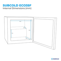 Subcold ECO35F Mini Freezer White