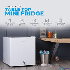 50L Fridge Subcold ECO50 White