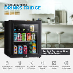 Subcold Super50 Beer Fridge Black