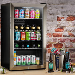 Subcold Super85 Beer Fridge Stainless Steel