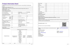 Barcool Vino18 Official Product Information Sheet (EPREL 2755551)