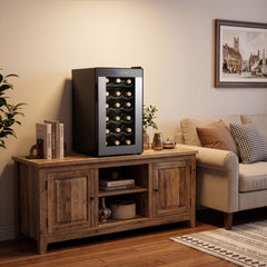 Barcool Vino18 18 Bottle Wine Fridge in Living Room Setting