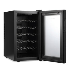 Barcool Vino18 Wine Cooler Angled Open Interior View