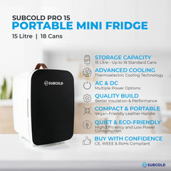 15L Mini Fridge - Subcold PRO15