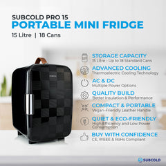 15L Mini Fridge - Subcold PRO15