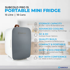 15L Mini Fridge - Subcold PRO15