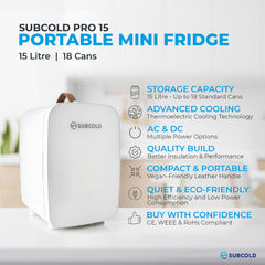 15L Mini Fridge - Subcold PRO15