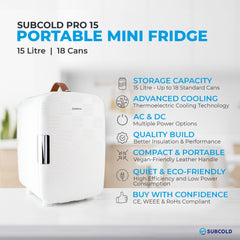 15L Mini Fridge - Subcold PRO15