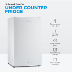 100L Fridge Subcold ECO100 White