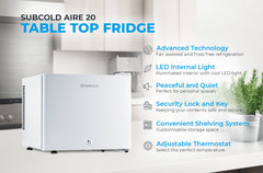 20L Fridge Subcold AIRE20 White