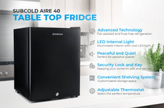 40L Fridge Subcold AIRE40 Black