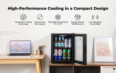 Subcold Cave35-G Beer Fridge Black