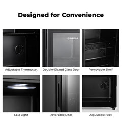 Subcold Cave35-G Beer Fridge Black