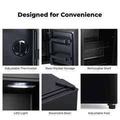 Subcold Cave35 Beer Fridge Black