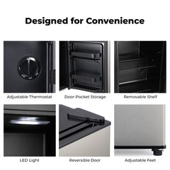 Subcold Cave35 Beer Fridge Stainless Steel