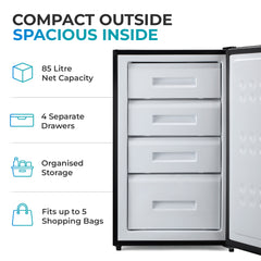 Subcold ECO90F Freezer Black