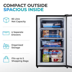 Subcold ECO90F Freezer Black