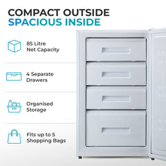 Subcold ECO90F Freezer White