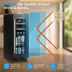 Subcold INTEGRA30 Integrated Wine Fridge Black