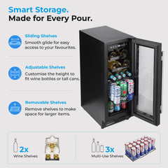 Subcold INTEGRA30 Integrated Wine Fridge Black