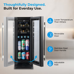 Subcold INTEGRA30 Integrated Wine Fridge Black
