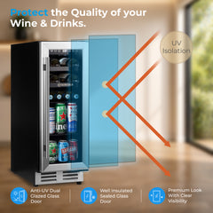Subcold INTEGRA30 Integrated Wine Fridge SS