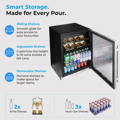 Subcold INTEGRA60 Integrated Wine Fridge SS