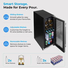 Subcold INTEGRA30 Integrated Wine Fridge SS