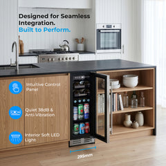 Subcold INTEGRA30 Integrated Wine Fridge SS