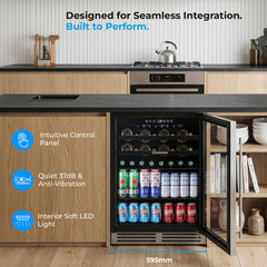 Subcold INTEGRA60 Integrated Wine Fridge SS