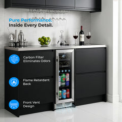 Subcold INTEGRA30 Integrated Wine Fridge SS