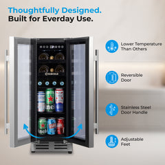 Subcold INTEGRA30 Integrated Wine Fridge SS