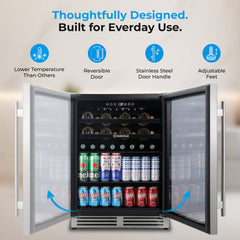 Subcold INTEGRA60 Integrated Wine Fridge SS