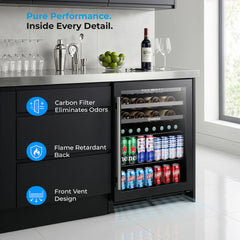 Subcold INTEGRA60 Integrated Wine Fridge Black
