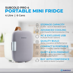 4L Mini Fridge - Subcold PRO4