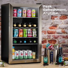 Subcold Super85 Beer Fridge Stainless Steel
