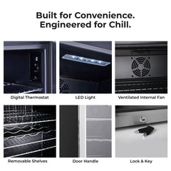 Subcold Super85 Beer Fridge Stainless Steel