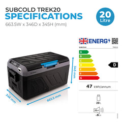 Subcold TREK20 Car Fridge